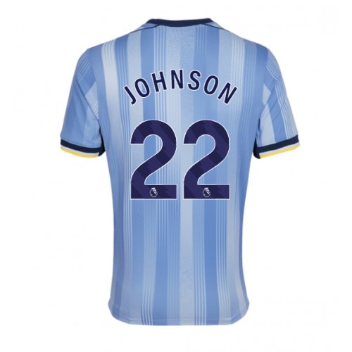 Dres Tottenham Hotspur Brennan Johnson #22 Gostujuci 2024-25 Kratak Rukav